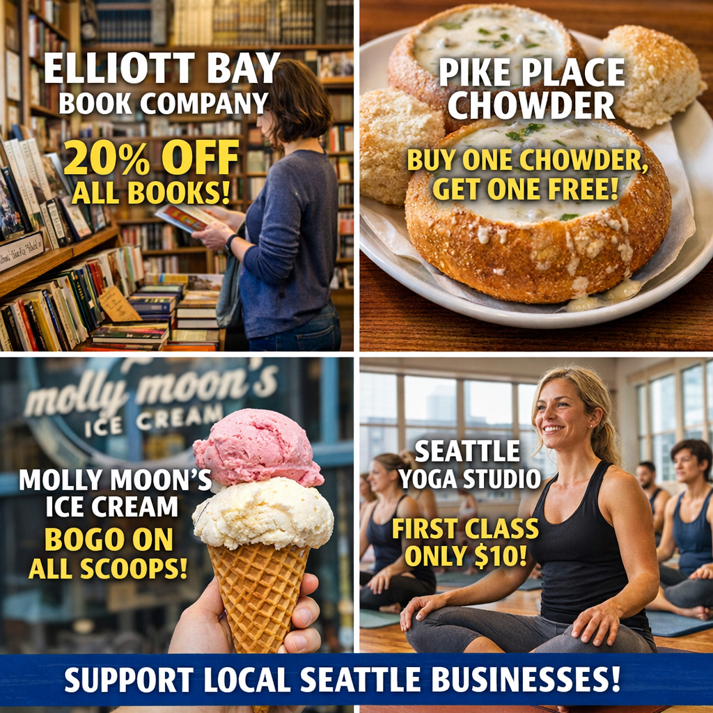 Discover Exclusive Deals from Seattle’s Local Businesses